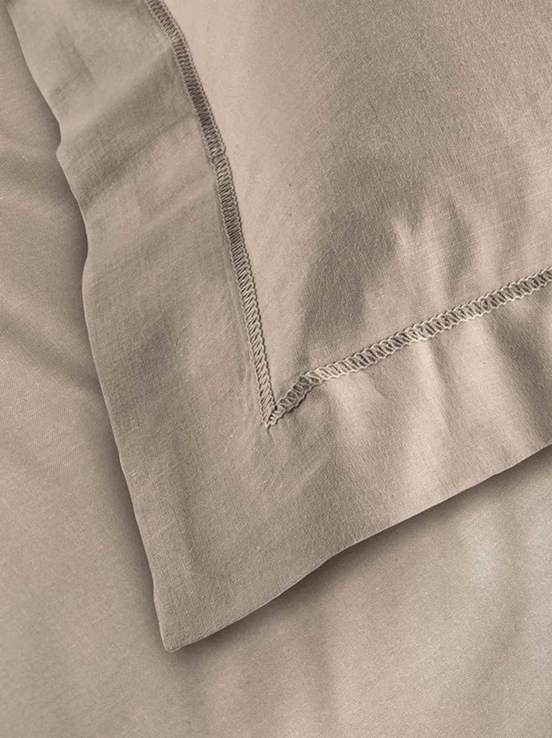 Almohada de Algodón LINA Douceur d'Intérieur Beige - Kiabi
