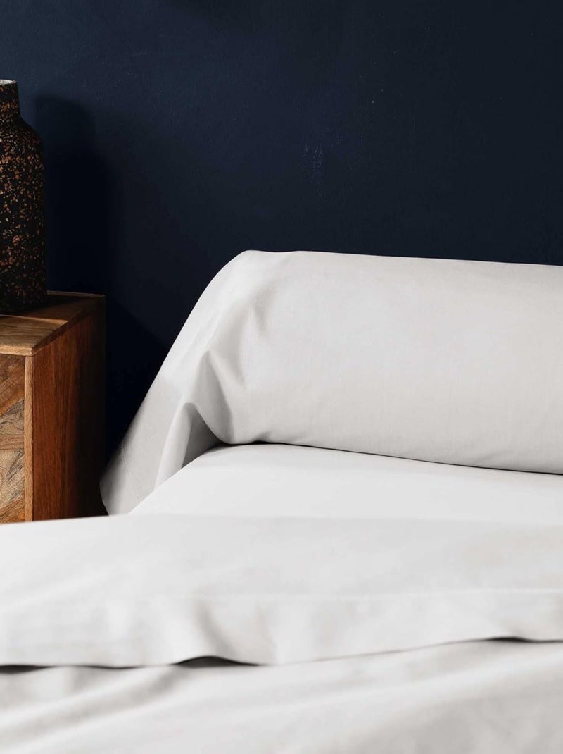 Almohada de Algodón LINA Douceur d'Intérieur Blanco - Kiabi