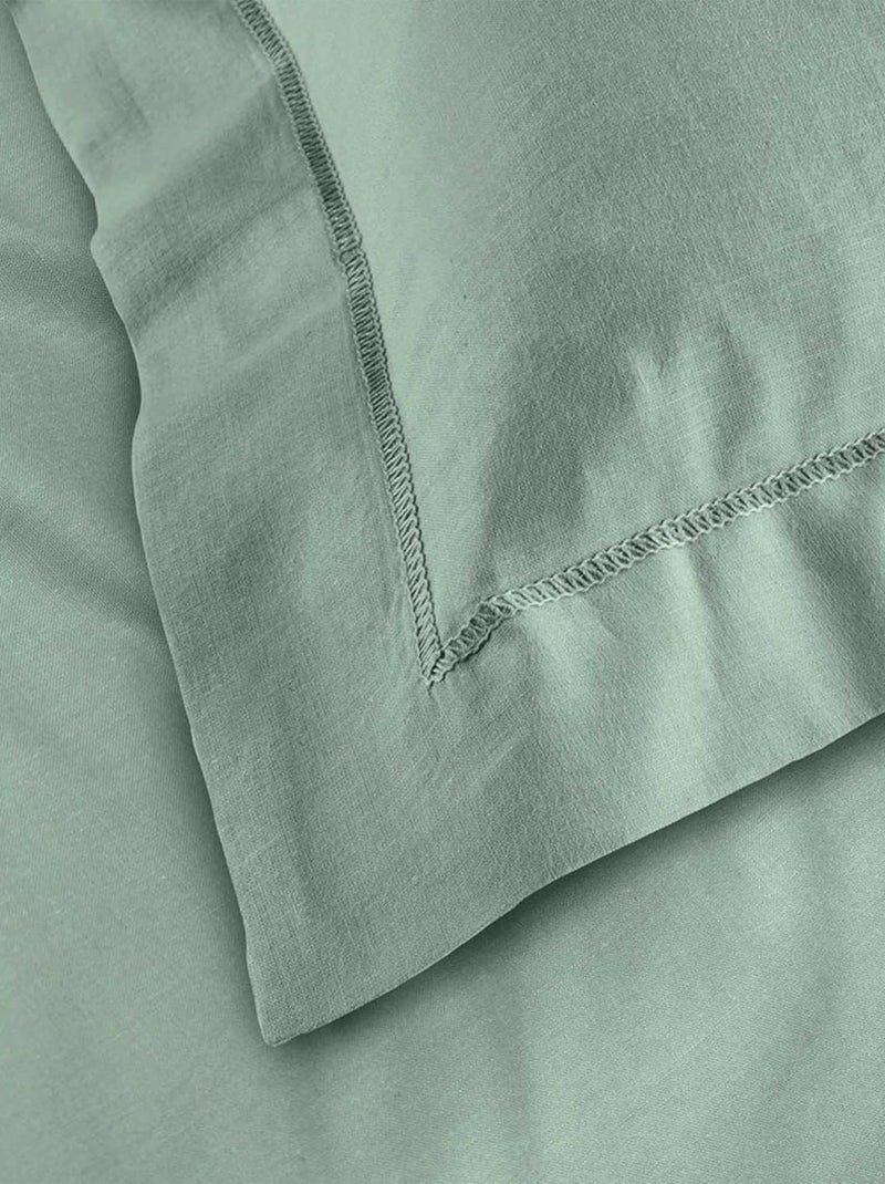 Almohada de Algodón LINA Douceur d'Intérieur Verde salvia - Kiabi
