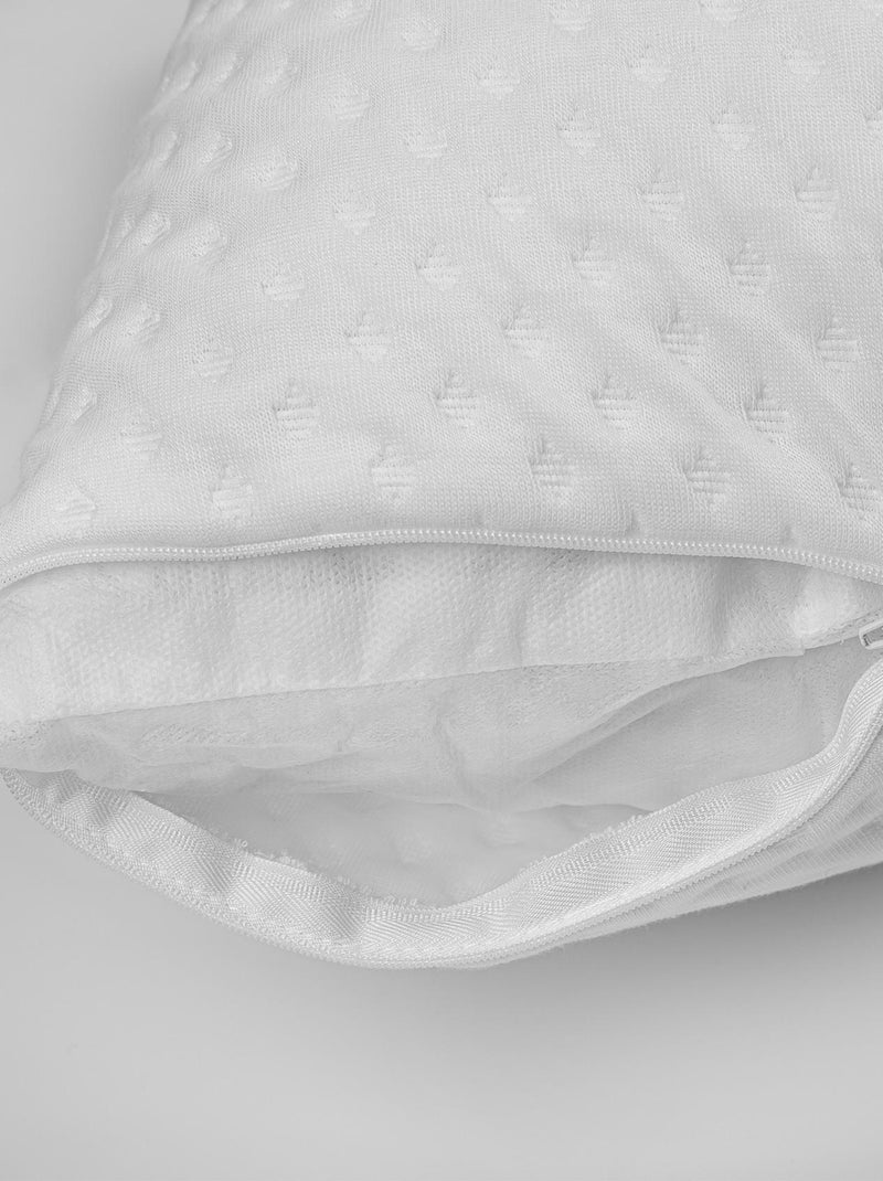 Almohada de copos y memoria de forma Blanco - Kiabi