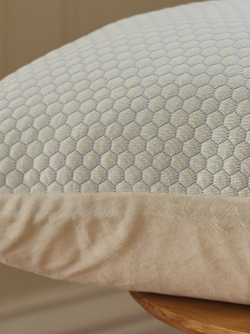 Almohada de doble cara con memoria viscoelástica Blanco - Kiabi