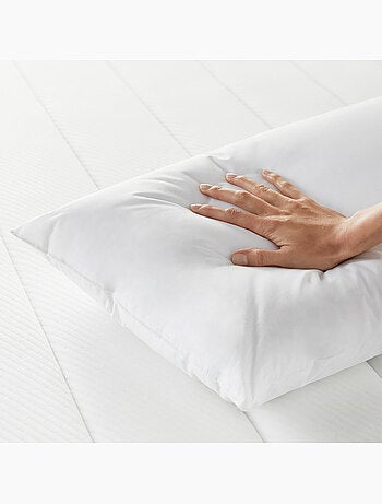 Almohada de Fibra- Tacto Gel - Dormir de lado - Firmeza Media-Alta