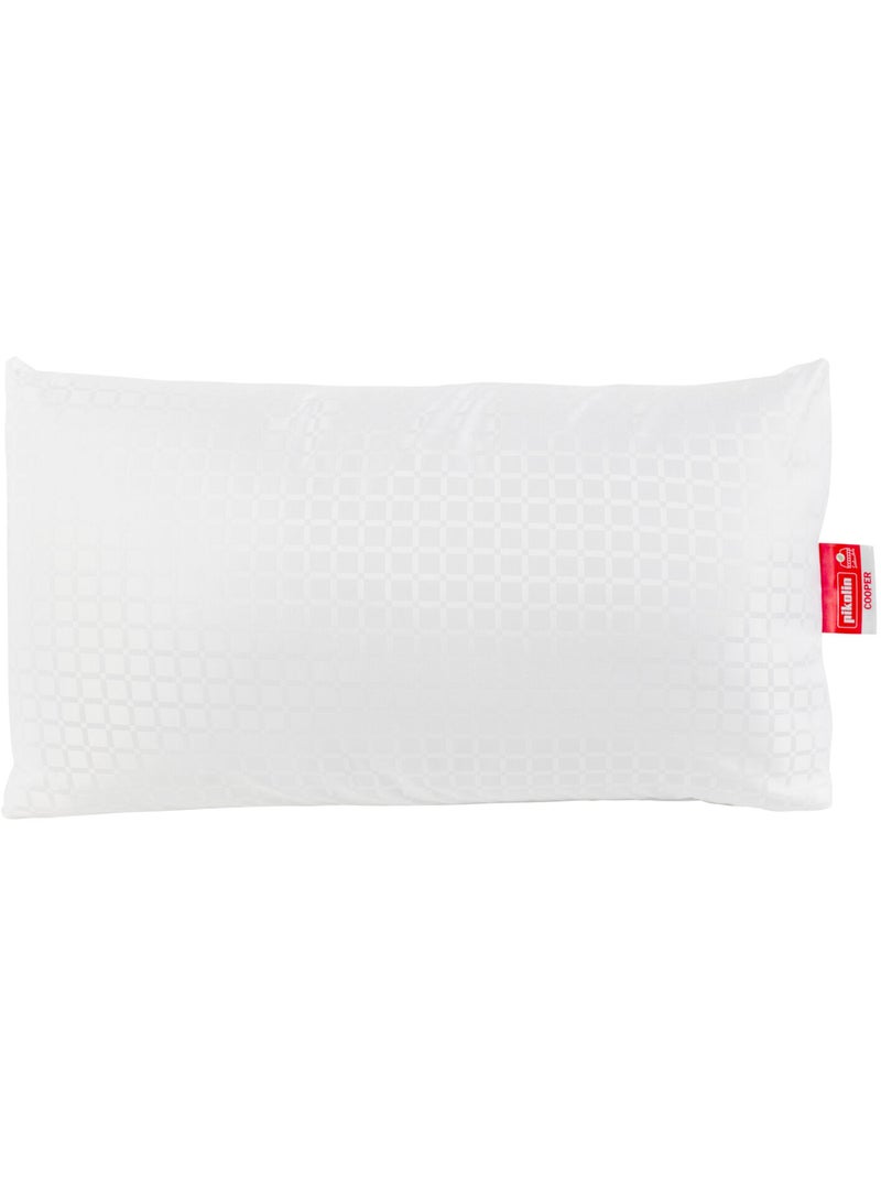 Almohada de fibra COOPER Firmeza media Transpirable Blanco - Kiabi
