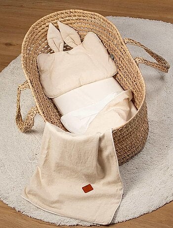 Almohada de lino extraplana conejo - SEVIRA KIDS