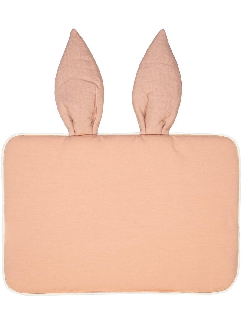 Almohada de lino extraplana conejo | SEVIRA KIDS Naranja claro - Kiabi