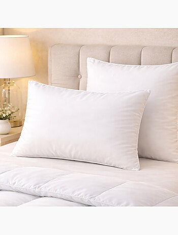 Almohada de microfibra transpirable con tratamiento de aloe vera