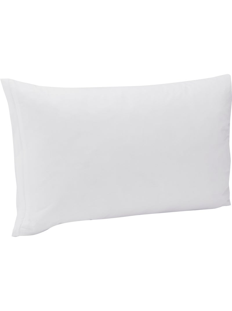 Almohada de Plumón - Firmeza Baja -Funda de Algodón Blanco - Kiabi