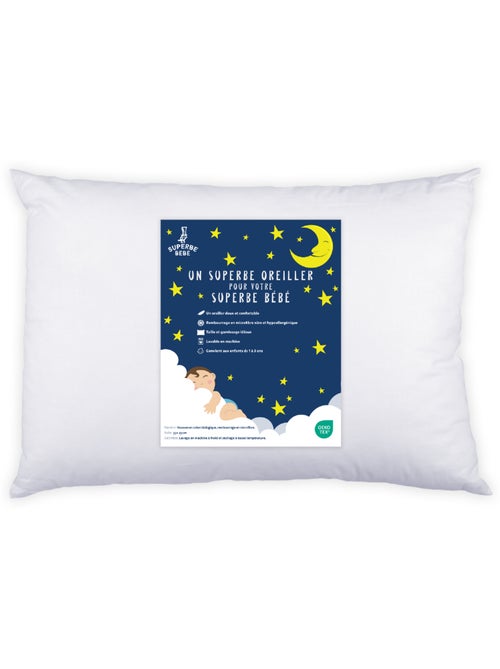 Almohada infantil 33 x 45 | SUPERBE BEBE - Kiabi