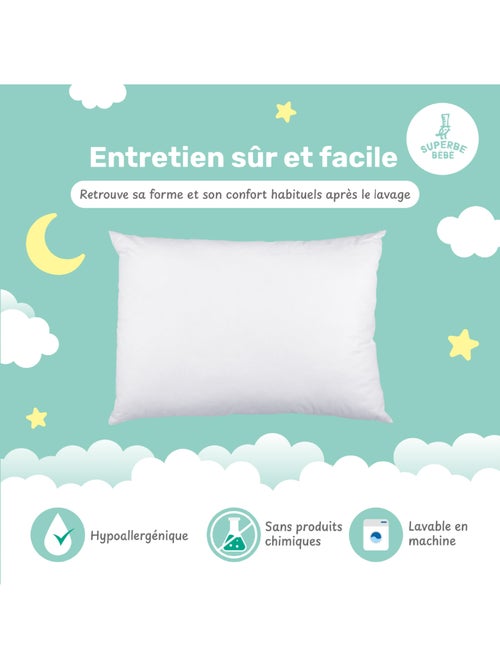 Almohada infantil 40 x 60 | SUPERBE BEBE - Kiabi Almohada infantil 40 x 60 | SUPERBE BEBE - Kiabi