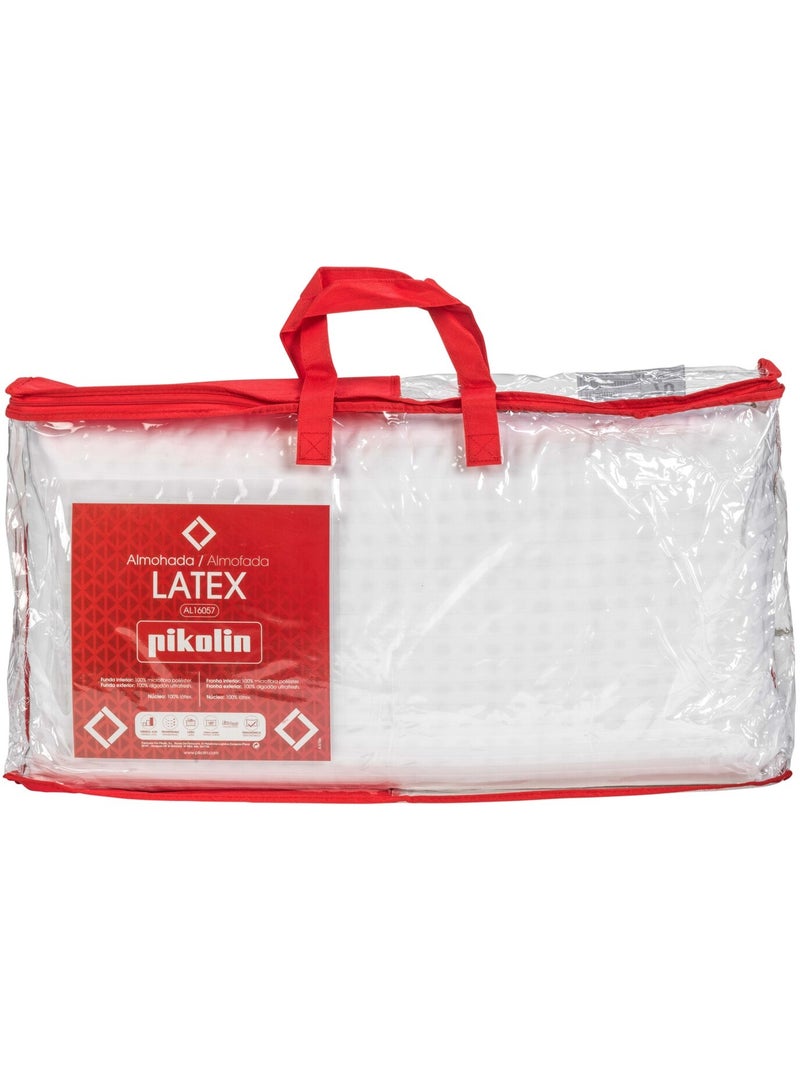 Almohada Látex Ultra Fresh Firmeza Media-Alta Transpirable Blanco - Kiabi