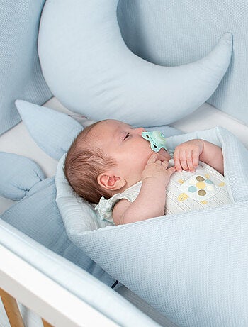 Almohada para bebé plana y reversible de algodón - SEVIRA KIDS