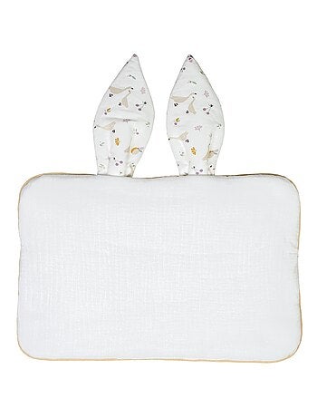 Almohada para bebé plana y reversible de algodón - SEVIRA KIDS