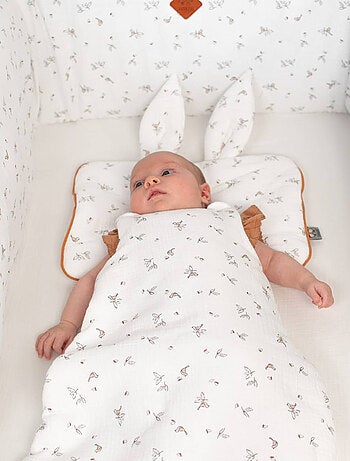 Almohada para bebé plana y reversible de algodón - SEVIRA KIDS