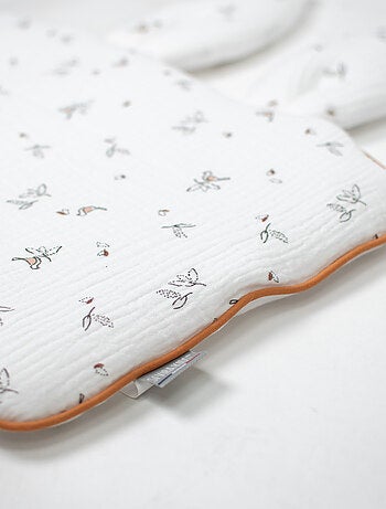 Almohada para bebé plana y reversible de algodón - SEVIRA KIDS