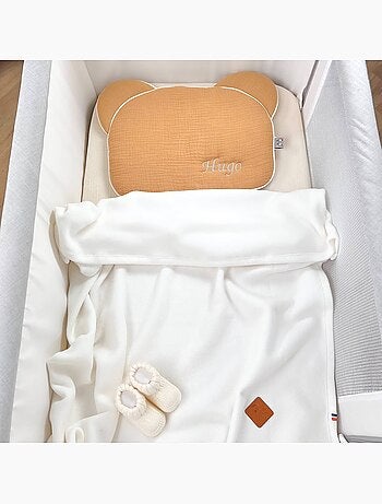 Almohada para bebé plana y reversible de algodón - SEVIRA KIDS