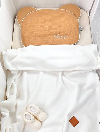 Almohada para bebé plana y reversible de algodón - SEVIRA KIDS