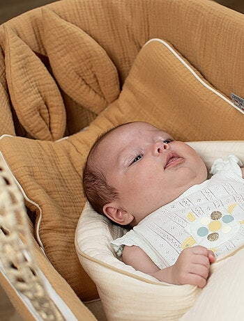 Almohada para bebé plana y reversible de algodón - SEVIRA KIDS