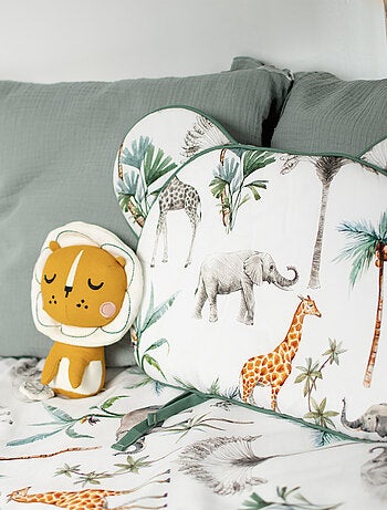 Almohada para bebé plana y reversible de algodón - SEVIRA KIDS