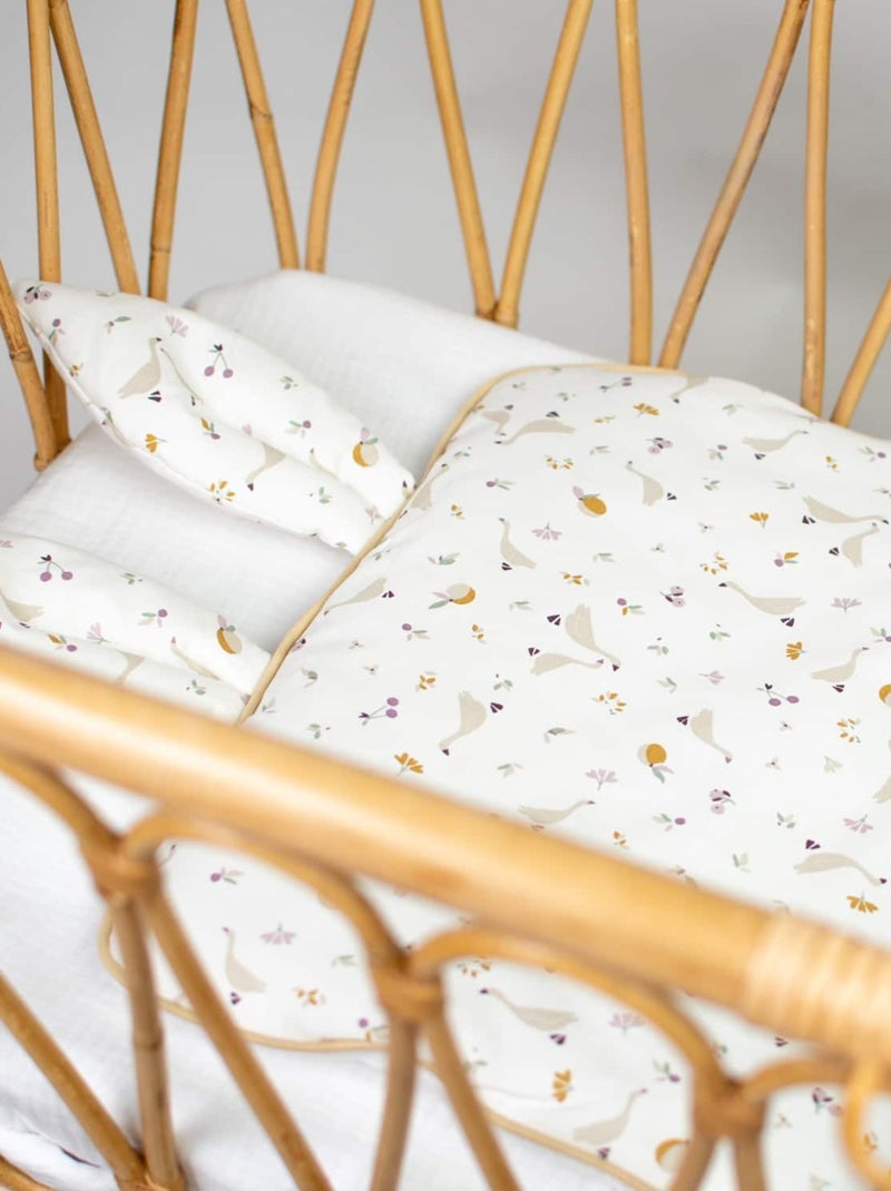 Almohada para bebé plana y reversible de algodón | SEVIRA KIDS Beige - Kiabi