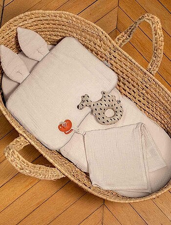 Almohada para bebé plana y reversible de algodón | SEVIRA KIDS