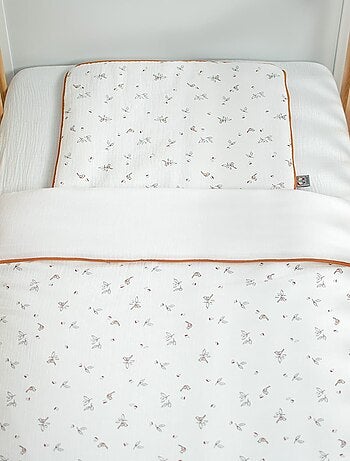 Almohada para bebé plana y reversible de algodón | SEVIRA KIDS