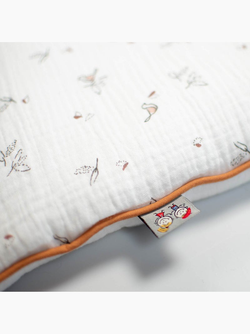 Almohada para bebé plana y reversible de algodón | SEVIRA KIDS Blanco - Kiabi