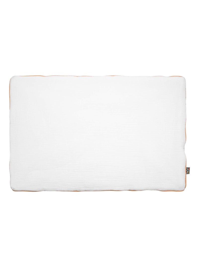 Almohada para bebé plana y reversible de algodón | SEVIRA KIDS Blanco - Kiabi