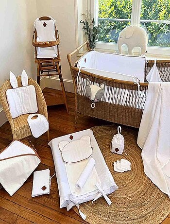 Almohada para bebé plana y reversible de algodón | SEVIRA KIDS