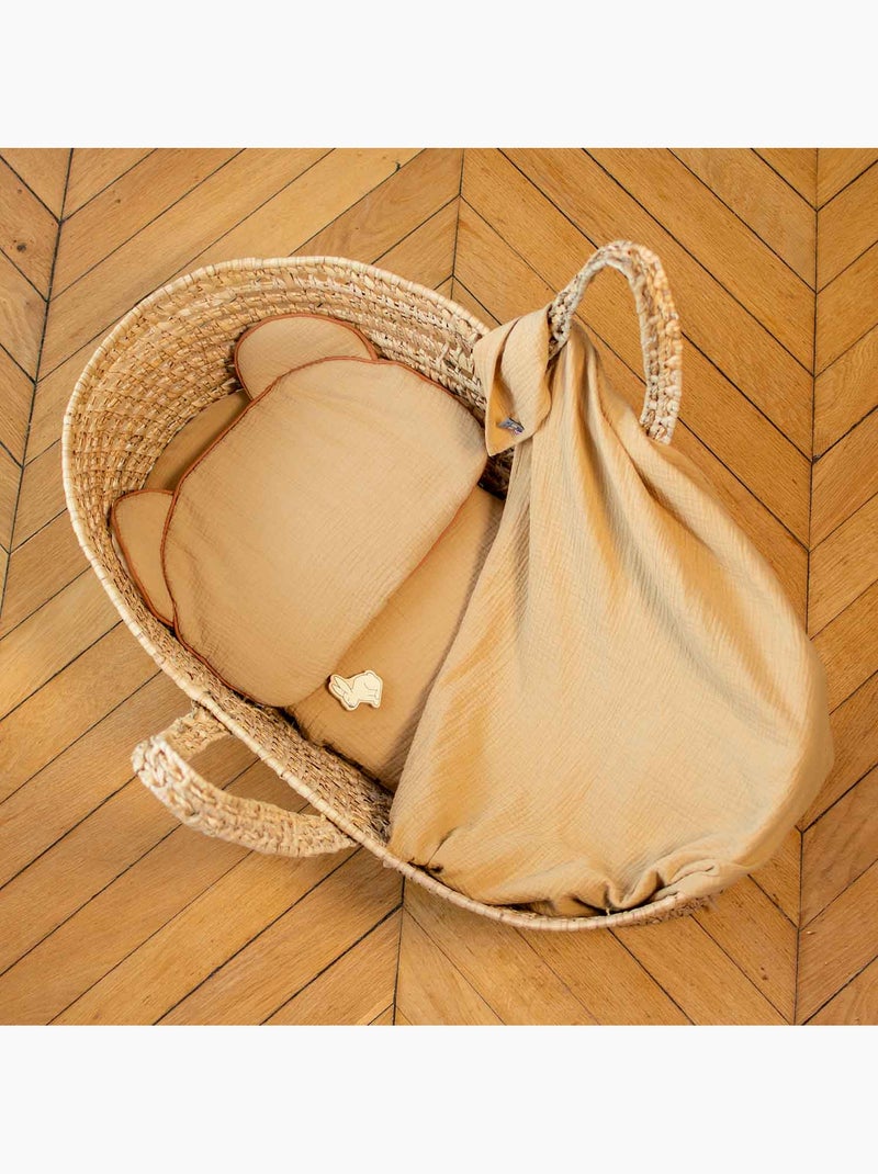 Almohada para bebé plana y reversible de algodón | SEVIRA KIDS Crudo - Kiabi