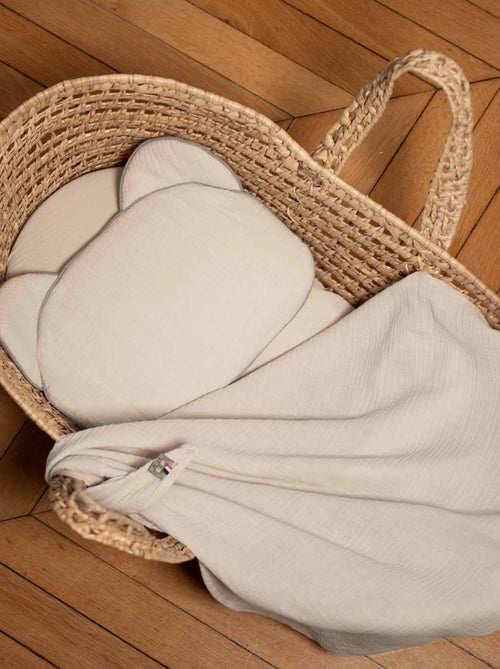 Almohada para bebé plana y reversible de algodón | SEVIRA KIDS - Kiabi