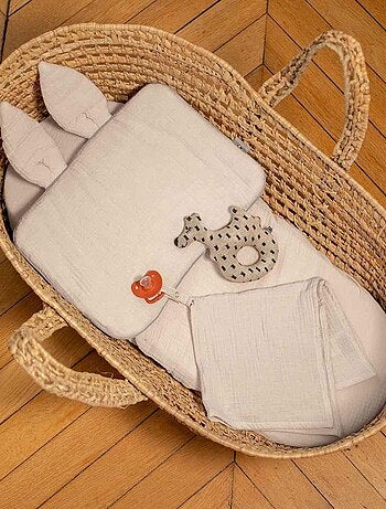Almohada para bebé plana y reversible de algodón | SEVIRA KIDS