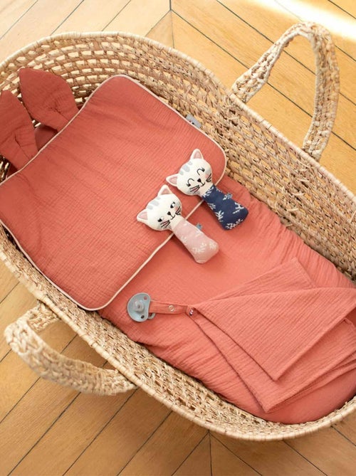 Almohada para bebé plana y reversible de algodón | SEVIRA KIDS - Kiabi