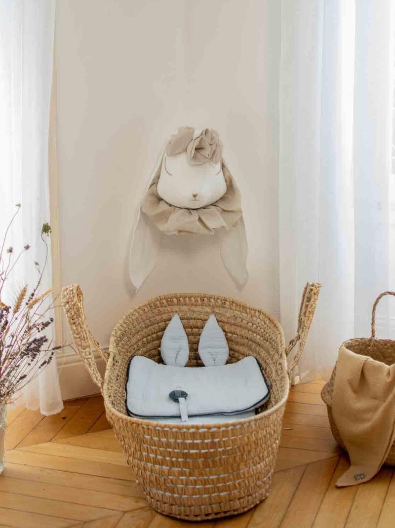 Almohada para bebé plana y reversible de algodón | SEVIRA KIDS Marrón - Kiabi