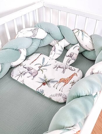 Almohada para bebé plana y reversible de algodón | SEVIRA KIDS