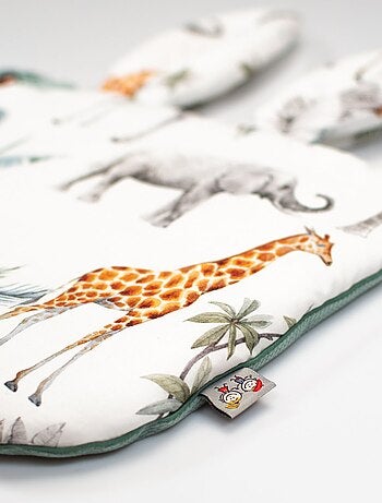Almohada para bebé plana y reversible de algodón | SEVIRA KIDS