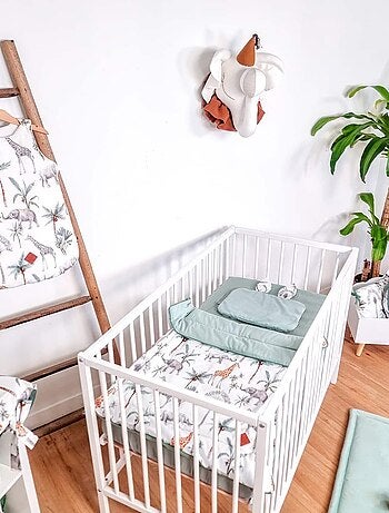 Almohada para bebé plana y reversible de algodón | SEVIRA KIDS