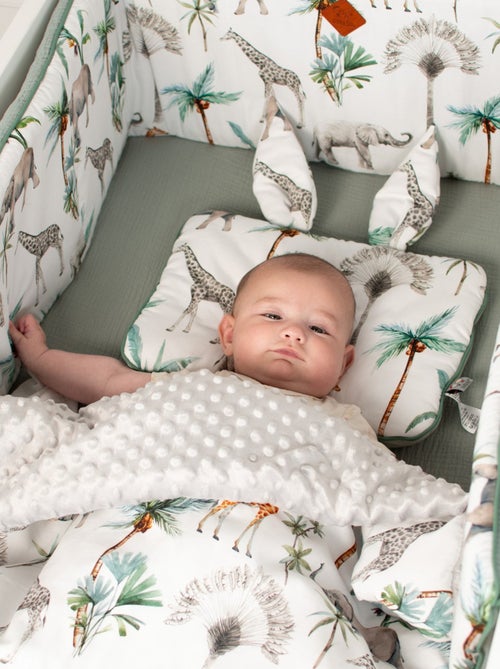 Almohada para bebé plana y reversible de algodón | SEVIRA KIDS - Kiabi