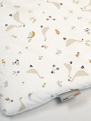 Almohada para bebé plana y reversible de algodón | SEVIRA KIDS