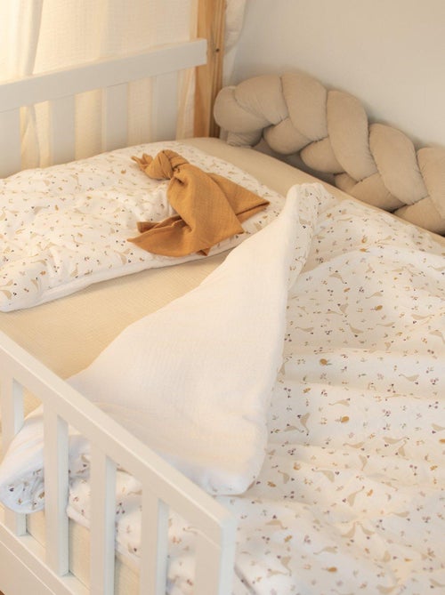 Almohada para bebé plana y reversible de algodón | SEVIRA KIDS - Kiabi