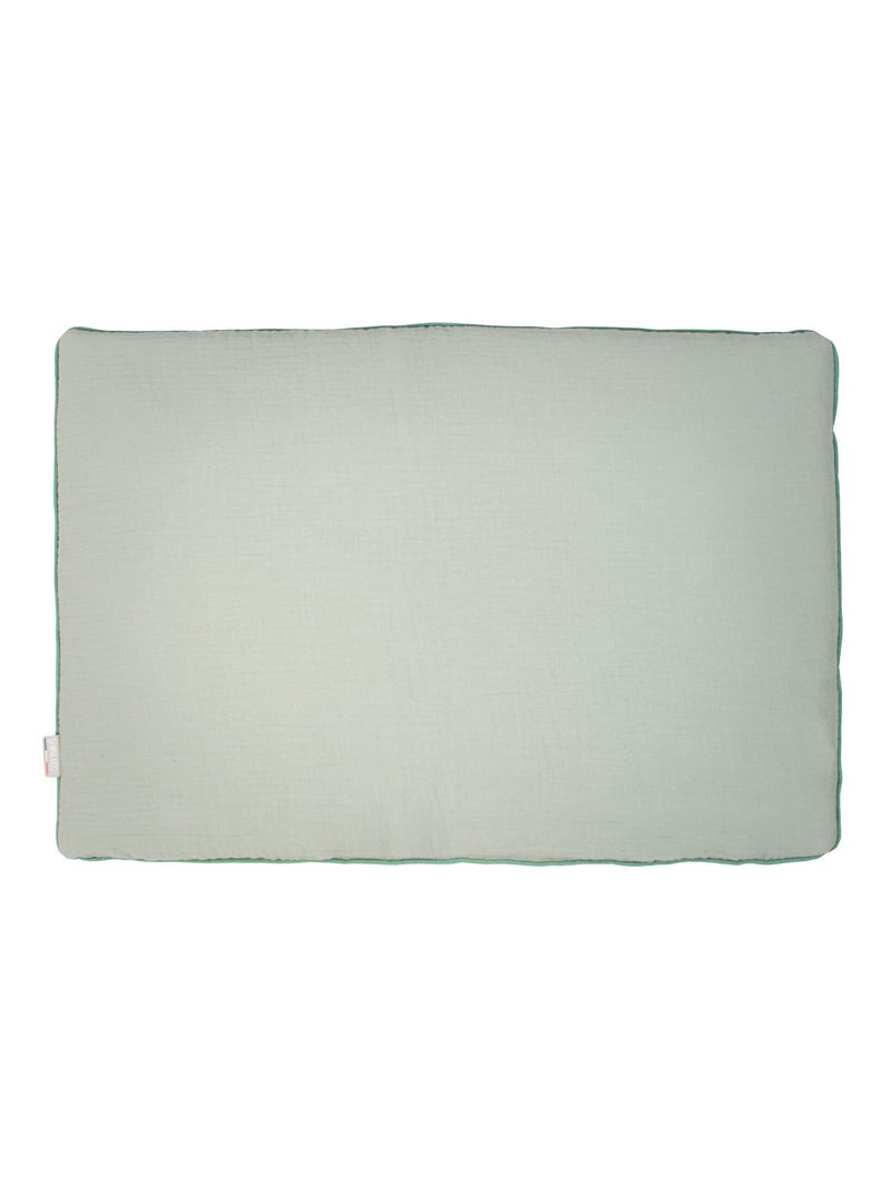 Almohada para bebé plana y reversible de algodón | SEVIRA KIDS Verde agua - Kiabi