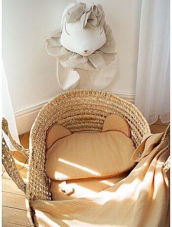 Almohada para bebé plana y reversible de algodón | SEVIRA KIDS