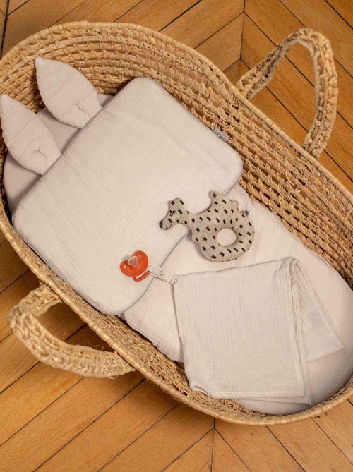 Almohada para bebé plana y reversible de algodón | SEVIRA KIDS - Kiabi