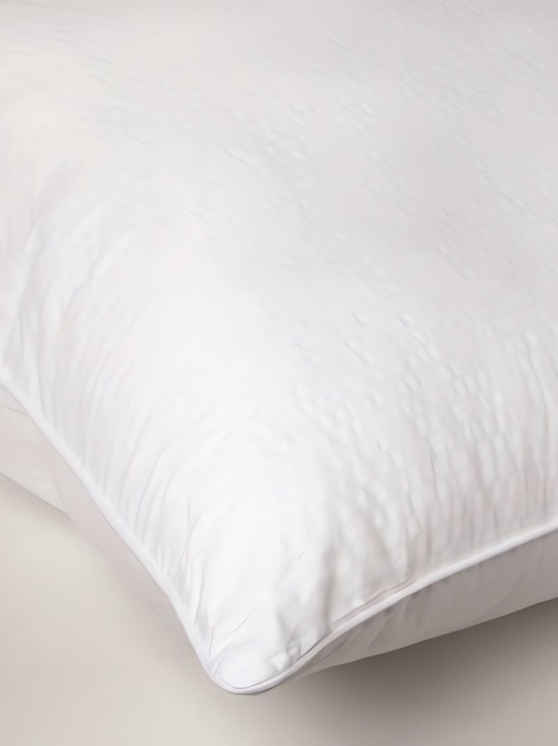 Almohada rectangular aspecto gofrado Blanco - Kiabi