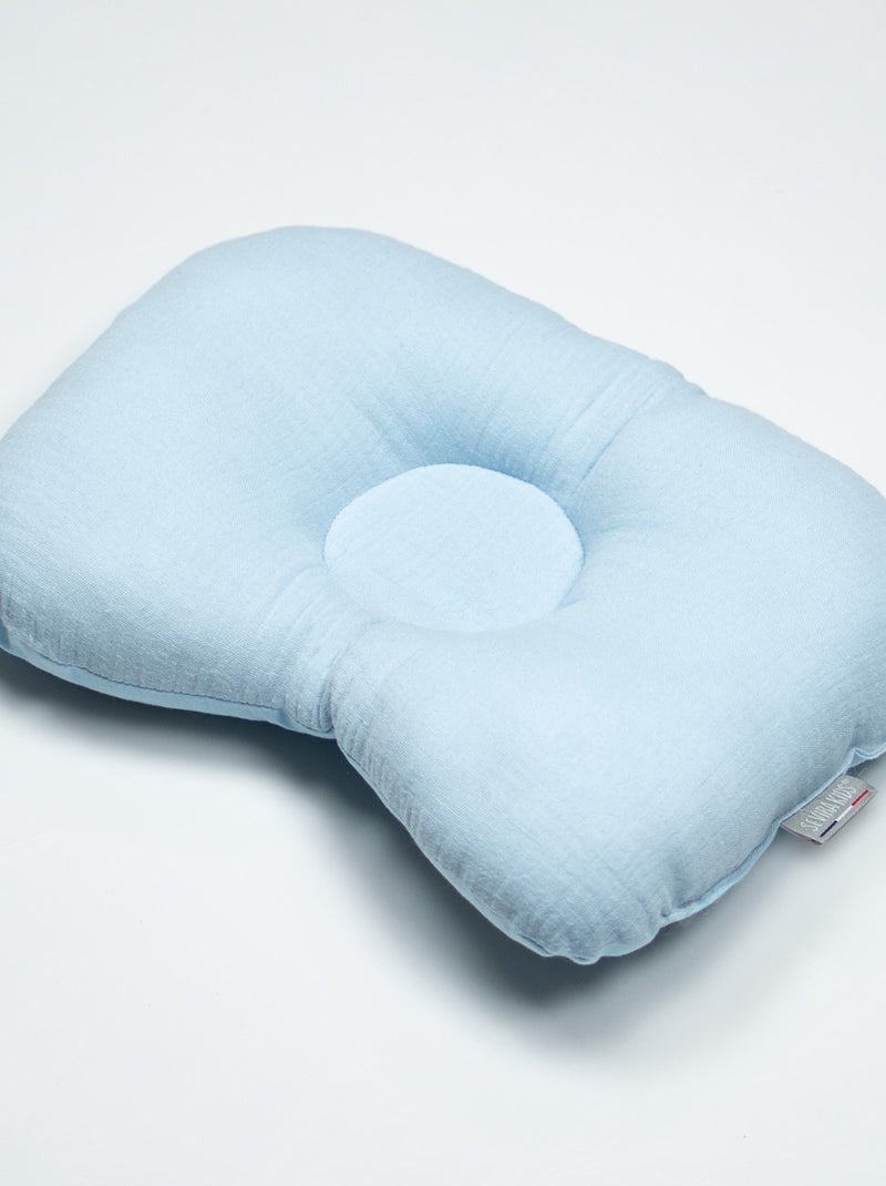 Almohada reposacabezas para bebé en muselina de algodón | SEVIRA KIDS Azul - Kiabi