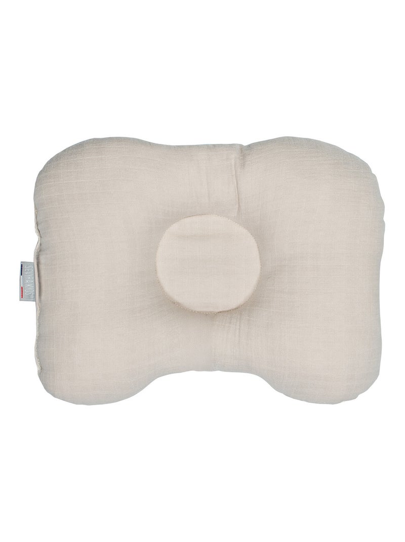 Almohada reposacabezas para bebé en muselina de algodón | SEVIRA KIDS Beige - Kiabi