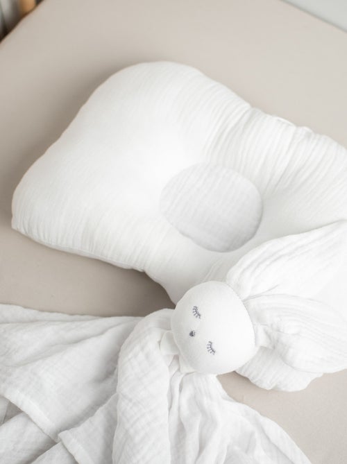 Almohada reposacabezas para bebé en muselina de algodón | SEVIRA KIDS - Kiabi
