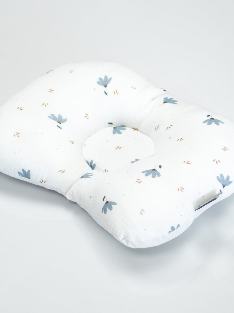 Almohada reposacabezas para bebé en muselina de algodón | SEVIRA KIDS Blanco - Kiabi