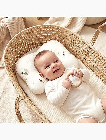 Almohada reposacabezas para bebé en muselina de algodón | SEVIRA KIDS