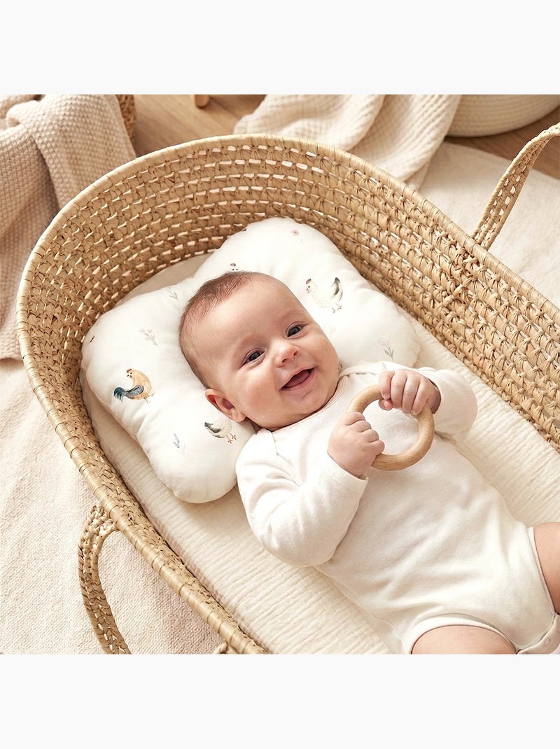 Almohada reposacabezas para bebé en muselina de algodón | SEVIRA KIDS Crudo - Kiabi