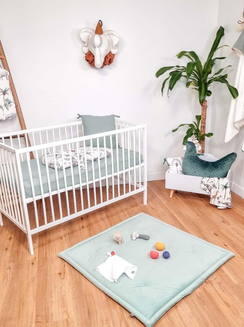 Almohada reposacabezas para bebé en muselina de algodón | SEVIRA KIDS Verde - Kiabi